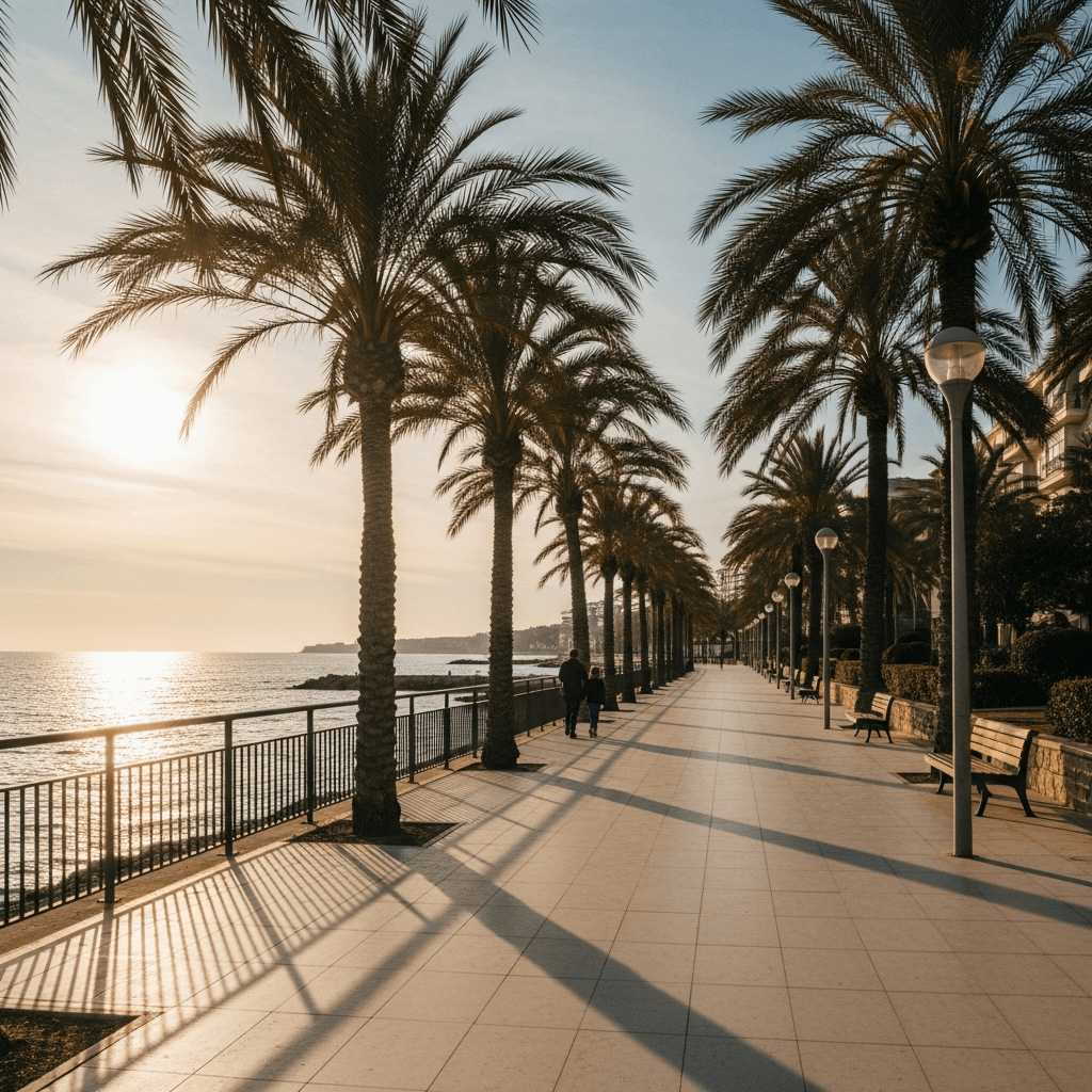 Набережная Средиземного моря